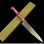 Cuchillo Japonés - SUISIN - Suecia Inox - Micarta Roja Premium - Tamaño: 15cm