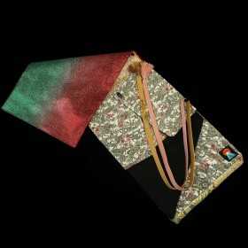 FUJISHIKA KNIFEROLL - Hecho de kimono y obi vintage - Tamaño: 94.6 × 35㎝