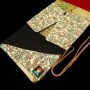 FUJISHIKA KNIFEROLL - Hecho de kimono y obi vintage - Tamaño: 94.6 × 35㎝
