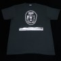 高田ノハモノ　オリジナル水墨Tシャツ　ブラック