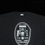 高田ノハモノ　オリジナル水墨Tシャツ　ブラック