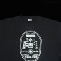 高田ノハモノ　オリジナル水墨Tシャツ　ブラック