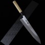 Cuchillo japonés gyuto MIURA Acero inoxidable carbono blanco 1 Tamaño:21/24cm