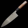 Cuchillo Japonés Deba - SUISIN - Serie Honyaki de acero inoxidable - Acabado Espejado - Tamaños: 18 / 21cm