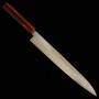 Cuchillo de Sujibiki Japonés - HADO - Serie de Kijiro - Acero inoxidable Ginsan - Tamaño:24cm