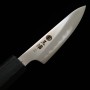 Cuchillo Para Pelar Japonés - MIURA - Acero blanco No1 - Mango de roble - Tamaño:8cm