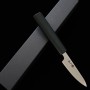 Cuchillo Para Pelar Japonés - MIURA - Acero blanco No1 - Mango de roble - Tamaño:8cm