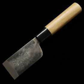 Cuchillo de cuero japonés para zurdos MIWA Carbono blanco 1 Tamaño:42mm