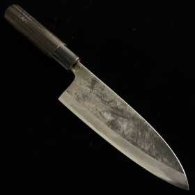 Cuchillo japonés Sabaki Deba- Miwa Carbon blue 1 - Tamaño 18cm