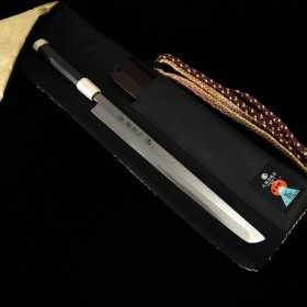 SUISIN×Fujishika - Juego de rollos de cuchillos - Cuchillo Sakimaru Takohiki Japonés - 30cm
