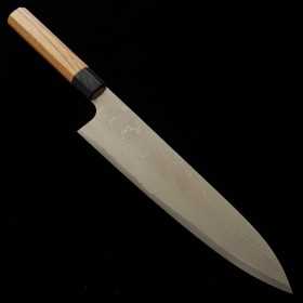 Cuchillo de cocinero japonés gyuto - YUTA KATAYAMA - VG-10 - serie de níquel damasco - Tamaño:21/24cm