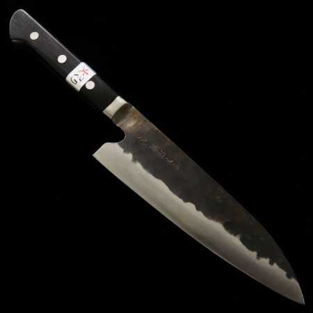 Cuchillo japonés de chef gyuto TERUYASU FUJIWARA denka - aogami super Tam:18/21cm