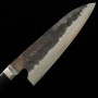 Cuchillo japonés de chef gyuto TERUYASU FUJIWARA denka - aogami super Tam:18/21cm