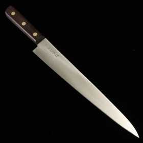 Cuchillo Japonés Sujihiki Slicer - MASAHIRO - Serie Bessaku - mango de madera - Tam: 24 / 27cm