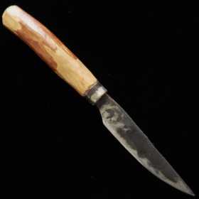 Cuchillo de Petit Japonés - KANIMAN KAJI KOUBOU- Ballesta - Kurouchi - Tamaño : 10cm