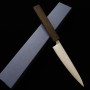 Cuchillo Japonés petty - MIURA - Serie Aogami Super - Acero Super Azul - Roble - Tamaño: 13.5cm