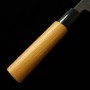 Cuchillo japonés kodeba - Miura - Carbono Aogami 2 - Mango Zelkova - Tamaño:10.5/12cm