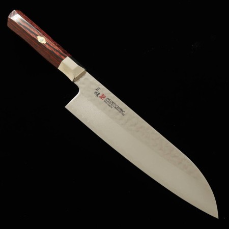 Cuchillo Japonés Santoku - ZANMAI - Serie Supreme Hammered - Tam: 18cm