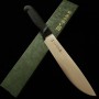 Cuchillo de Chef Japonés Atama Otoshi - MASAHIRO - Acero inoxidable MBS26 - Mango de resina elastomérica - Tamaño : 23.5cm