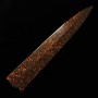 柳刃用 塗り鞘 （金茶・暗）ピン穴無し　24/27cm