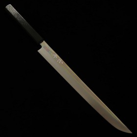 Cuchillo de Kengata Yanagiba Japonés - KAGEKIYO - Serie de Hirame nuri - Acero inoxidable VG10 - Tamaño : 30cm