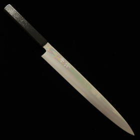 Cuchillo de Yanagiba Japonés - KAGEKIYO - Serie de Hirame nuri - Acero inoxidable VG10 - Tamaño : 27cm