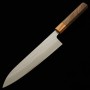 Cuchillo de Chef Japonés Gyuto - MIURA - Acero inoxidable VG10 - Textura martilleada - Mango de Nogal - Tamaño : 21cm