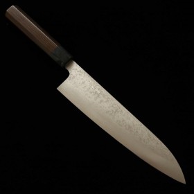 Japanese Chef knife Gyuto - MAKOTO KUROSAKI - Stainless VG7 - Damascus - Ebony wood handle - Size : 21cm