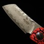 Japanese pocket knife - Mcusta - Infinity 021 - Spider Damascus Hammered - MC-021DHD1 - size: 4.5cm