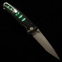 Japanese Pocket knife - MCUSTA - Katana series - Stainless VG-10 - Black/Green - Size : 8.5cm