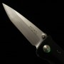 Japanese Pocket knife - MCUSTA - Katana series - Stainless VG-10 - Black/Green - Size : 8.5cm