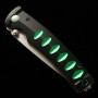 Japanese Pocket knife - MCUSTA - Katana series - Stainless VG-10 - Black/Green - Size : 8.5cm