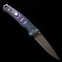 Japanese Pocket knife - MCUSTA - KATANA series - Stainless VG-10 - Dark blue/Purple - Size : 8.5cm