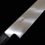 Japanese Kiritsuke Yanagiba knife - MIURA OBIDAMA - Stainless Ginsan - Ebony wood handle - Left Handle - Size : 27cm