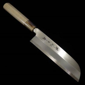 Cuchillo japonés Usuba Kamagata - SUISIN - Shirogami - Tamaños: 18 / 19,5 / 21cm