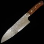 Cuchillo Japonés Santoku - TAKESHI SAJI - Acero Damasco R2 - Diamond Finish - Tam: 18cm