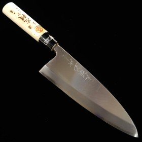 Cuchillo Japonés Deba - HIDARI YORIMITSU - Serie Tokusen - Shirogami (White Steel) - Tam: 15 / 16,5 / 18 / 21cm