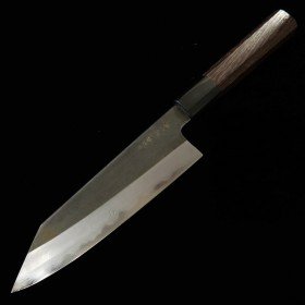 Japanese Bunka Knife - HATSUKOKORO - Satoshi Nakagawa - Blue Carbon steel No.1 - Damascus - Wenge Handle - Size: 18cm