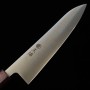 Japanese Chef Knife Gyuto - MIURA - Silver3 (stainless steel) - Oak handle - size: 21cm