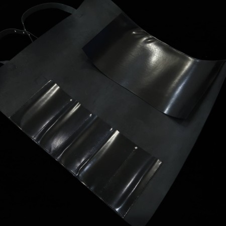 Leather Knife Roll - Long Lasteing Leather - 4 colors - 4P
