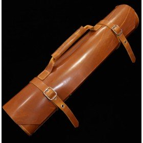 【SAMPLEMODEL】Leather Knife Roll - Long Lasteing Leather - Brown - 4P