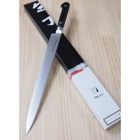 Cuchillo Japonés Slicer Sujihiki - MISONO - Serie Molibdeno - Tam: 24cm