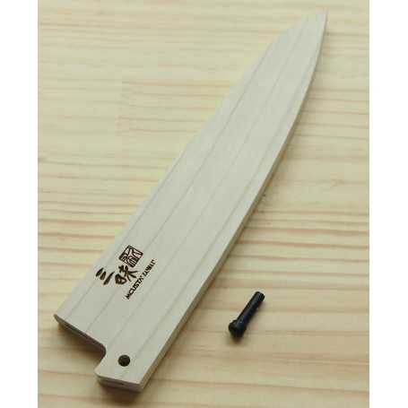 Vaina - Saya de madera para cuchillo Chef Gyuto - ZANMAI - Tam: 18 / 21 / 24cm
