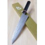 Cuchillo Japonés Chef Gyuto - MIURA KNIVES - Serie Aka Tsuchime VG10 - Tam: 21cm