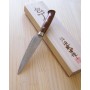 Cuchillo Japonés Petty - TAKESHI SAJI - Acero Damasco R2 - Diamond Finish - Tam: 13.5 / 15cm