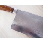 Cuchillo Carnicero Japonés - TAKESHI SAJI - Acero Damasco en Niquel - VG10 - Mango del Ironwood - Tam: 22cm