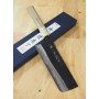 Cuchillo Japonés Nakiri - MIURA - Serie White Steel 1 - Black Finish - Tam: 16,5cm