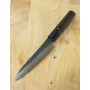 Cuchillo Japonés Petty - SHIZU HAMONO - Serie Gen - VG-10 Black Damasco - Tam: 13cm