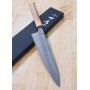 Cuchillo Japonés de Chef Gyuto - KEI KOBAYASHI - Serie SG2 Damasco - Tam: 21/24cm