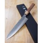 Cuchillo Japonés de Chef Gyuto - KEI KOBAYASHI - Serie SG2 Damasco - Tam: 21/24cm